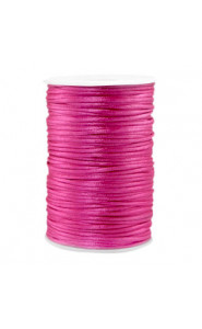 Satin wire 2.5mm Fuchsia purple